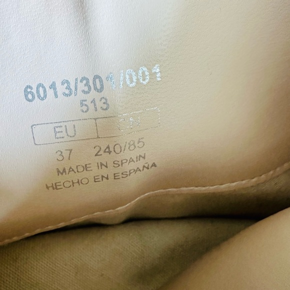 Zara | Leather Cream Knee Height Boots - Picture 10 of 14